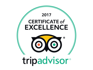 Trip Advisor 2017 excellence